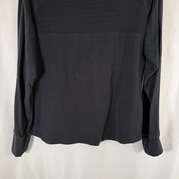 TCU Under Armour Sweater Large Black 1/4 Zip Turtleneck Long Sleeve Breathable - Picture 12 of 13